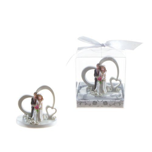 Lunaura Wedding Keepsake - Set of 12 Wedding Couple with Multi Hearts Setting Favors