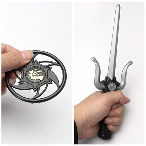 Disfraz Ninja para niños con accesorios y capa miniatura 6