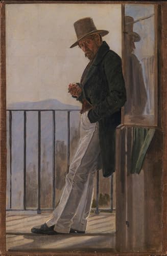 Tableau Toile Constantin Hansen Le Peintre Ditlev Blunck Décoration Murale 60x90cm