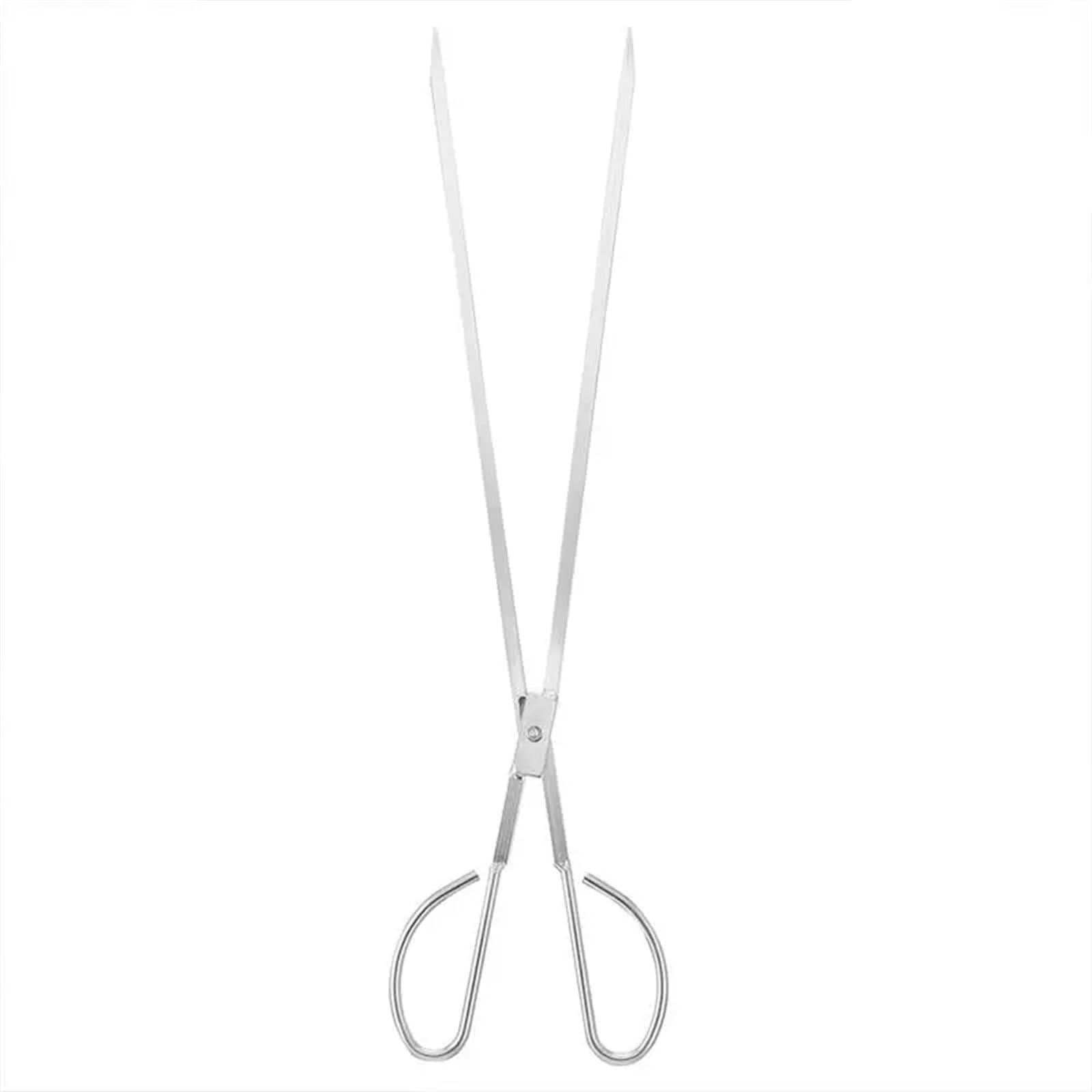 Pinza Raccogli Oggetti Pinze in carbonio Strumenti for pinze for carbone for barbecue Abbina pinze for legna da ardere Pinza for impugnatura for clip for carbone in acciaio inossidabile(53X10.5X0.5CM)