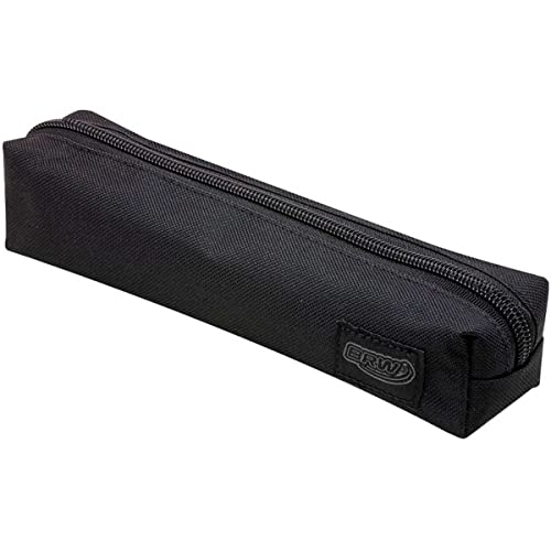 Estojo Poliéster Masculino 1 Zíper Preto, BRW