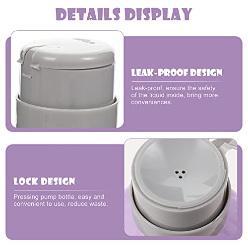 FRCOLOR Nagellak Remover Flessen Lege Pomp Dispenser Fles Nagellak Dispenser Hervulbare Liquid Druk Flessen Voor… - Afbeelding 5