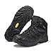 NORTIV 8 Men's Ankle High Waterproof Hiking Boots Outdoor Lightweight Shoes Trekking Trails Armadillo,Size 10.5,ALL BLACK,160448_M