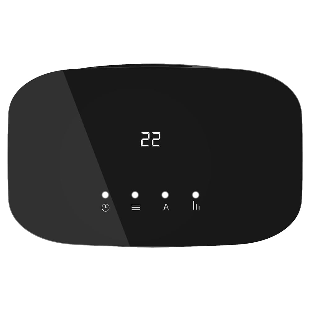 Cecotec Riscaldatore ReadyWarm 2070 Max Force Smart Black. Termoventilatore, 2000 W, 2 Livelli di Potenza, 3 Modalità di Funzionamento, Display LED e Telecomando