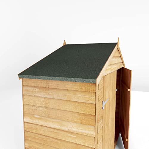 Waltons 7x3 Wooden Bike Storage Shed | Double Door Apex Roof | Outdoor Garden Storage | 8mm Overlap Cladding | Durable Timber Bike Shed for Tools & Equipment - Image 6