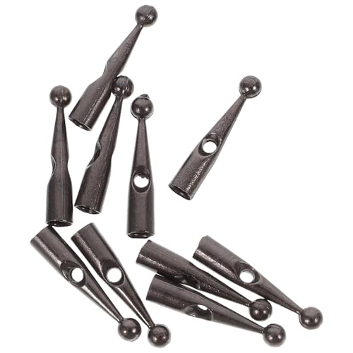 Milisten 10pezzi Ombrello Con Perline Metalliche Per Ricambio Puntali Per Ombrelloni Adatti Per Ombrelli Pieghevoli Resistente e Pratico Design Elegante e Funzionale