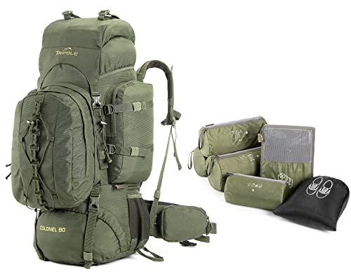 Image of Tripole Colonel Rucksack With organizer Army Green