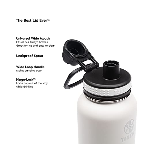 image for Takeya Originals 40 oz Vacuum Insulated Stainless Steel Water Bottle -