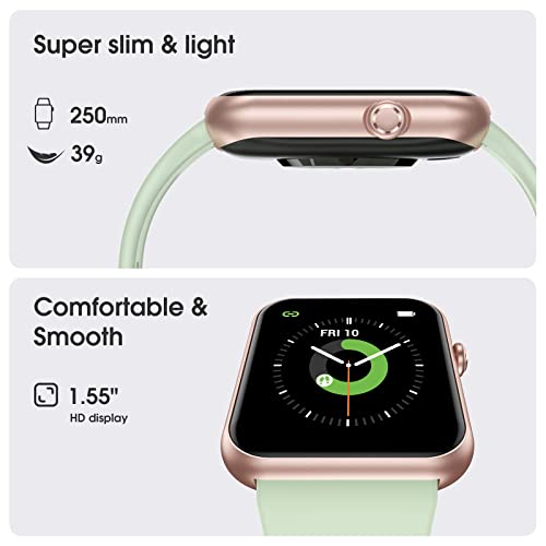 Pautios Smart Watch, Swimming Waterproof Fitness Tracker With Heart Rate, Spo2 And Sleep Monitor, 44Mm Fitness Watch For Women Men, Step Counter, Smartwatch Compatible With Ios Android Phones #TOP4