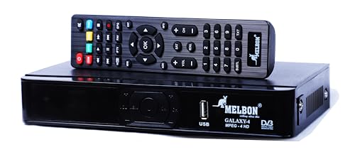 Image of Melbonn Galaxy-4 HD-MPEG4 Digital Set TOP Box get Life time Free Channels No Monthly Charges(Black)