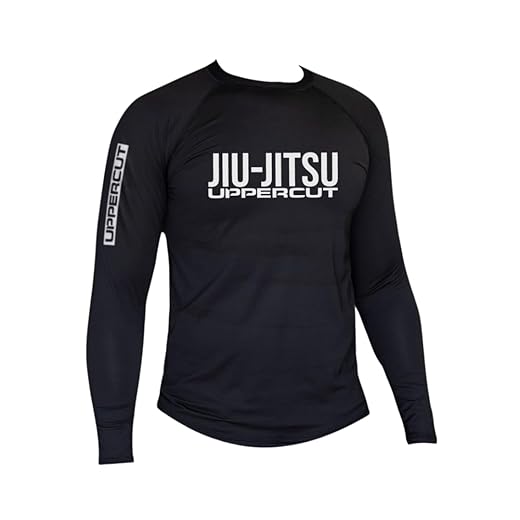 Rash Guard Jiu-jitsu Uppercut Fight Wear Manga Longa em Dry Fit - Performance e Conforto - Ideal para Treinos e Competições