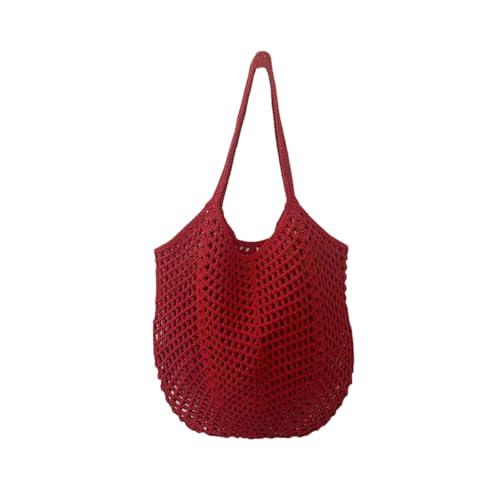 Bolso de Playa Tejido de Verano para Mujer, Gran Capacidad