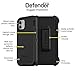OtterBox iPhone 11 Defender Series Case - Gone Fishin (Wet Weather/Majolica Blue), Rugged & Durable, with Port Protection, Includes Holster Clip Kickstand