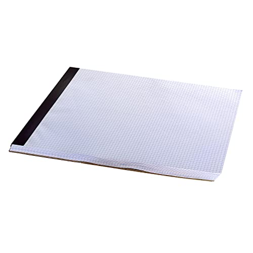 Image of Clickedin - Grid Paper Pad, 8.5 x 12 Inches, 100 Pages (50 Sheets) Quad Ruled Engineering Graph Pad
