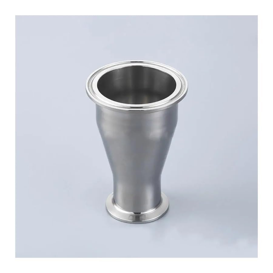 Reductor Tri Clamp 51mm a 32mm en acero 304 para corregir diámetros de tubos