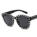 Produktbild CNBKMG Shopping Sonnenbrille Frauen Vintage Classic Sonnenbrille Travel Uv400 Brand Design-Schwarzgrau