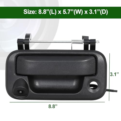 Image of Tailgate Handle Backup Camera Compatible with Ford F-150 2004-2014, Tailgate Rear View Camera with 170 Viewing Angle Compatible with Ford F250 F350 F450 F550 2008-2016