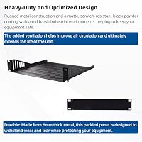 GeeekPi DeskPi RackMate T0, 4U 10 Zoll Serverschrank, 200 mm Tiefes Mini-Rack mit Regalboden & Blindplatte, für NAS, AV- & Netzwerktechnik (Silber) – Ansicht 4