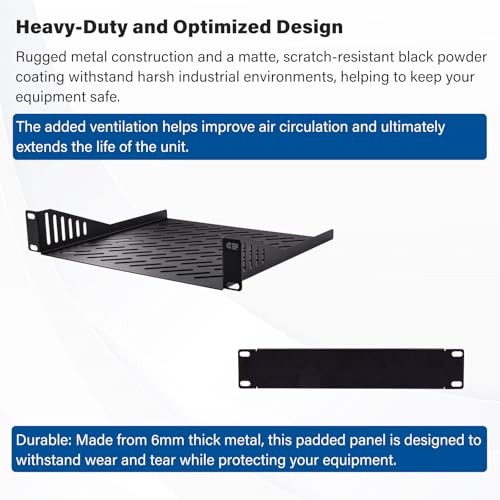 GeeekPi Gabinete de servidor 4U, rack de servidor de 25,4 cm para equipamentos de rede, áudio e vídeo, caixa de montagem em rack DeskPi RackMate T0 - Imagem 4
