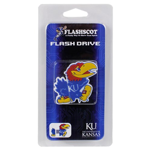 Ncaa Kansas Big Jay Shape Usb Drive, 8Gb #TOP3