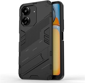 Microcase Poco M6 5G /Xiaomi Redmi 13C 5G Matrix Serisi Armor Standl  Perfect Koruma K l f - Siyah Al3416