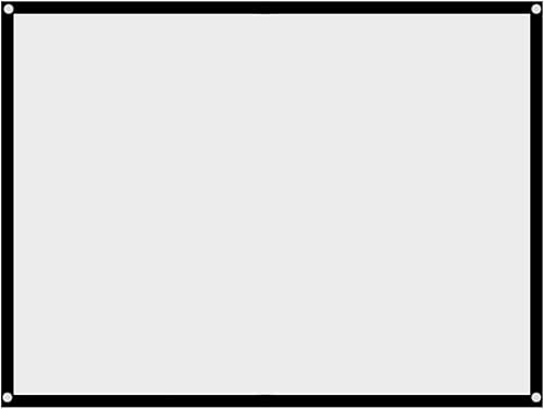 Miniatura 36 de Pantalla de proyección 4:3, pantalla de proyección plegable, pantalla de proyector blanca sin deceleratina para películas de campamento al aire