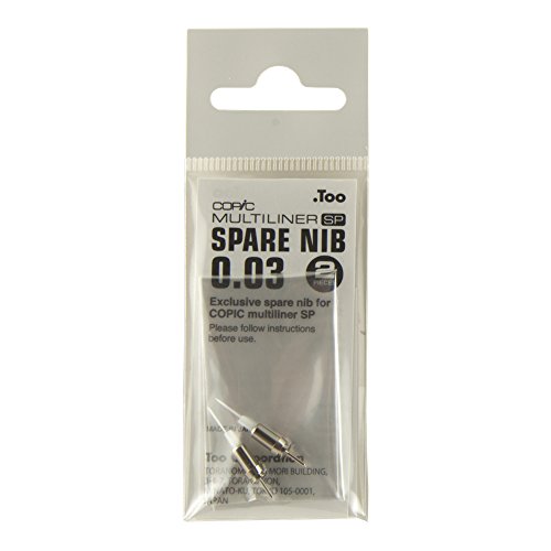 Copic Multiliner SP Nib Replacement, 0.05mm, Pack of 2 (MLSPN005)