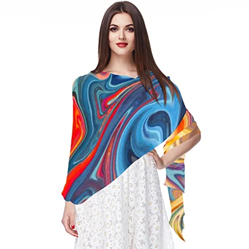 Écharpe pashmina haut de gamme - Châle femme motifs confettis 3D