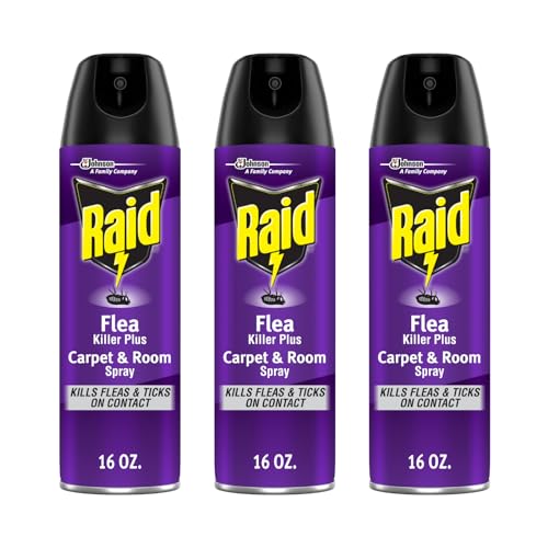 Raid FleaKllr CrptRm-eCom 3pk 48oz/ 4 US