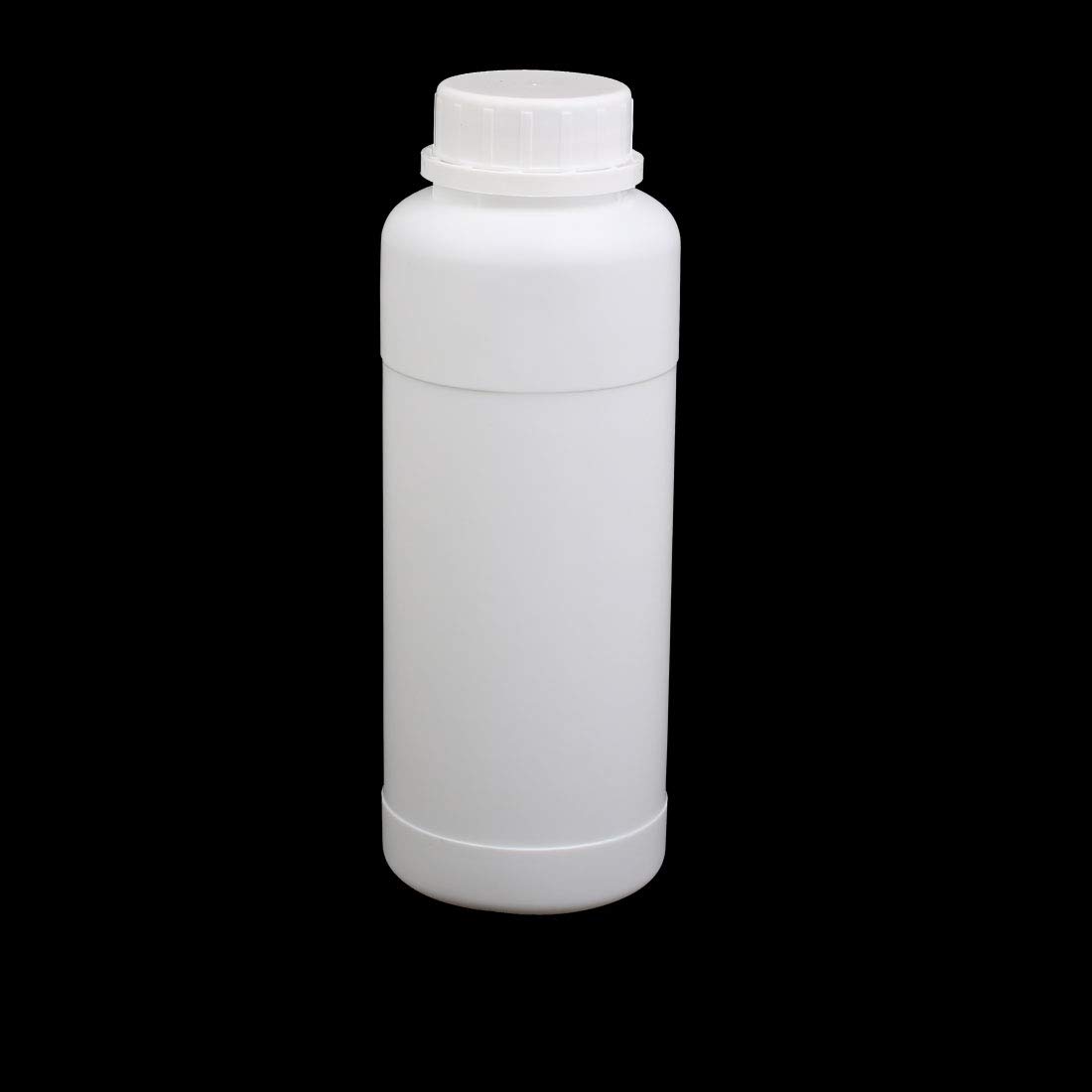 Aexit 2Pcs 17-Ounce gauge HDPE Plastic White Refillable Narrow Mouth Liquid Reagent Storage Bottle Container