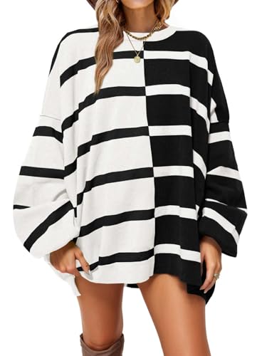 Women's Striped Pullover Sweater