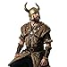 LOOYAR Adult Middle Ages Medieval Viking Age Horned Viking Helmet Berserker Soldier Warrior Costume Hat for Battle Play Halloween Cosplay Bronze