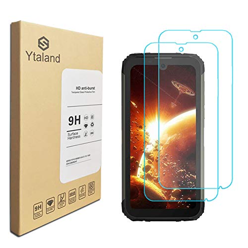 [2 Pack] Ytaland for DOOGEE S59 Pro Screen Protector, [ Anti-Fingerprints ] [Bubble-Free] Tempered Glass film Screen Protector for DOOGEE S59 Pro