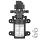 Druckwasserpumpe 12 V VerRich Diaphragm Pump mit Druckschalter und Schlauchschellen