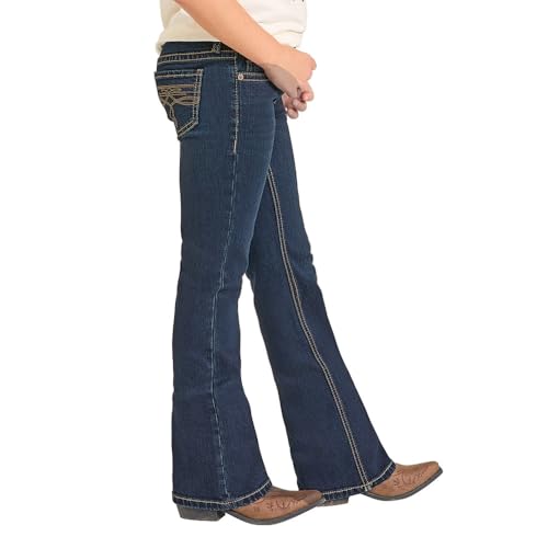 Rock & Roll Denim Girl's Boot Stitch Jeans4