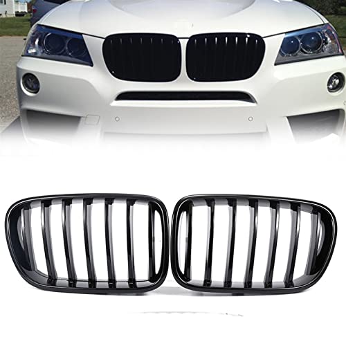Calandre ABS noir brillant pour BMW X3 F25 2010-2013 grille de calandre sport avant