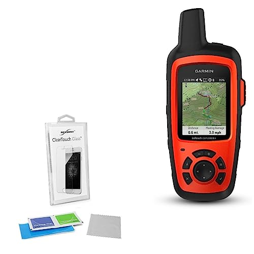 BoxWave Screen Protector Compatible with Garmin inReach Explorer+ - ClearTouch Glass, 9H Tempered Glass Screen Protection for Garmin inReach Explorer+, Garmin inReach Explorer+, SE+