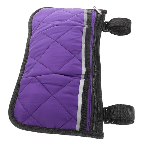 Beatifufu 車椅子用アームレスト収納バッグ 多機能サイドポーチ 大容量ストラップ付き 軽量耐久素材 車いすや電動車椅子 ウォーカー対応 簡単