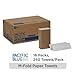 Pacific Blue Basic Multifold Paper Towels (Previously Branded Acclaim) by GP PRO (Georgia-Pacific), White, 20204, 250 Towels Per Pack, 16 Packs Per Case, (Case of 16 Packs, 250 per Pack)