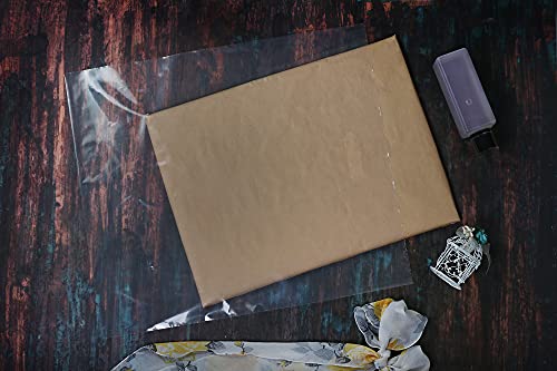 100 Clear Plastic Bags with Handles 16\"x18\" Merchandise Bags 1.75Mil Thick Glossy Retail Bags Shopping Bags for Small Business Boutique Bag Clear Gift Bags for Shopping, Clothing and Trade Show - Thumbnail 5