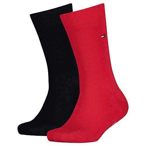 Tommy Hilfiger Unisex Kinder Basic Socken, 2erPack, Tommy Original, 23-26