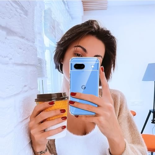 Image of CoverLine Back Cover Shockproof Silicone Protective Back Case for Google Pixel 8A -Transparent