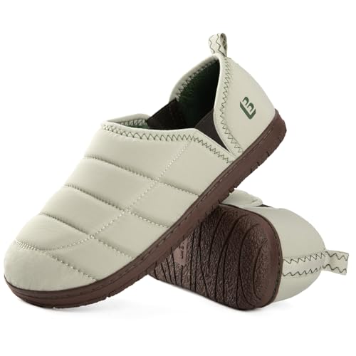 Image of LongBay Men's Outdoor Slippers Two Tone Indoor Bedroom House Shoes Gifts