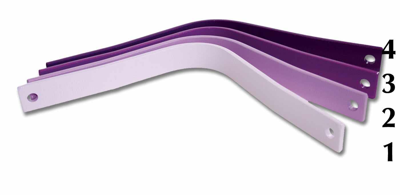 Wintec Kopfeisen Wide Sattel Weite 4, lila Kopfeisen extraweite Ausführungen, 1 Stück