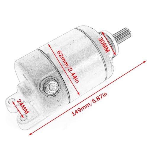 Démarreur de précision compatible 3625366000 pour motos de compétition 450 - 2