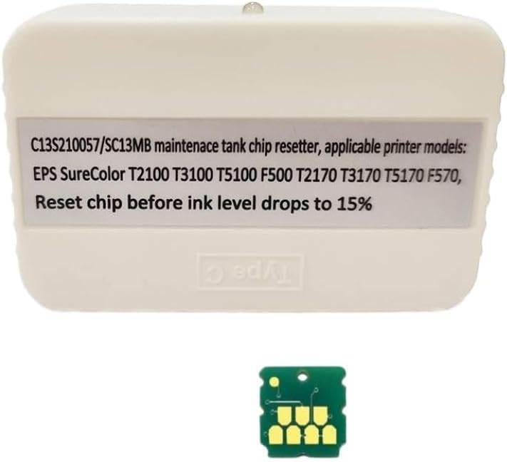 Maintenance Tank Chip Resetter SC13MB C13S210057 Compatible with F560 F500 F501 F551 F531 F530 F570 F571 F540 F541 T3100M T5100M Printers