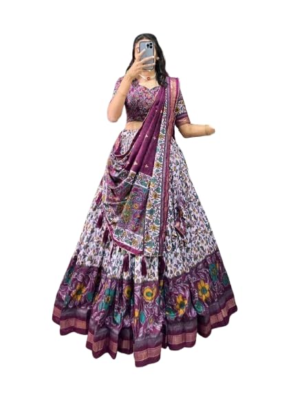 Women's Trending Designer Tussar Silk With Foil Print and bandhanni Print Lehenga Choli - Why the Printed Tussar Silk Lehenga Is Redefining Modern Indian Occasionwear