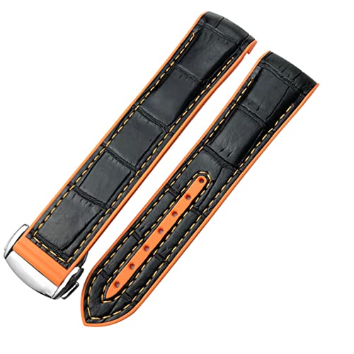 Bracelet 22mm En Caoutchouc Et Nylon Pour Diver 300 Étanche Souple