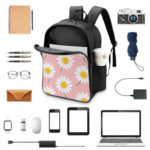 Mochila estampada bolsa de lienzo impermeable y transpirable para adolescentes 4