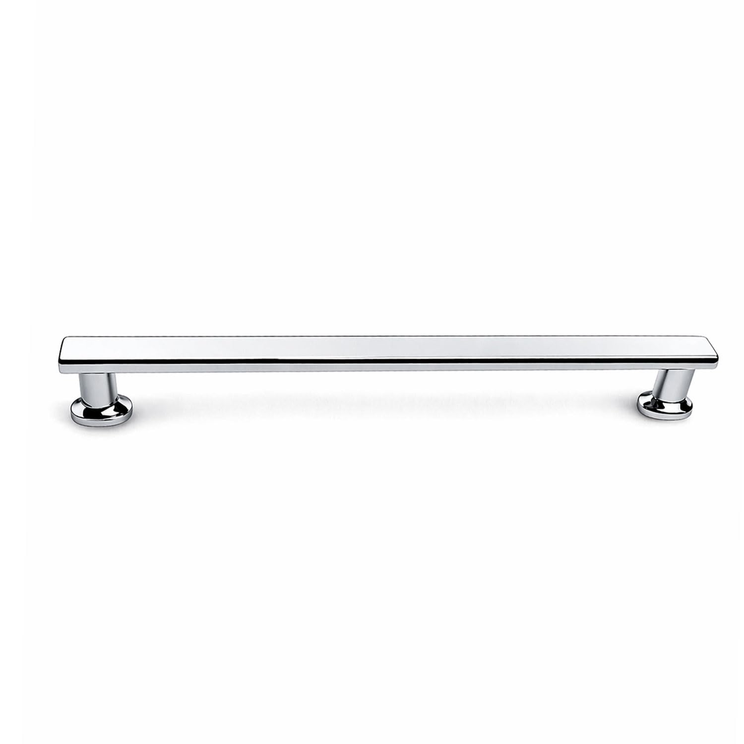 Özen Düz Krom Çekmece Kulp 160 mm Modern Şık Parlak Yüzeyli Mobilya Dolap Kapak Kulp Modeli
